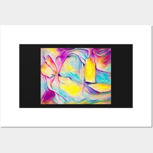 Bright Bold and Feminine Abstract Posters and Art